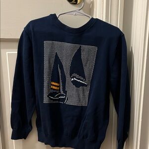 Mayoral Dark Blue Sailboat Crewneck Sweater